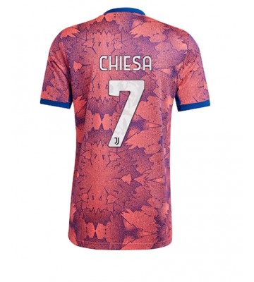 Juventus Federico Chiesa #7 Tredjedrakt Kvinner 2022-23 Kortermet